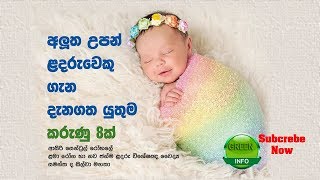 අළුත උපන් දරුවා ගැන ඔබට වැදගත් කරුණු 8 ක්