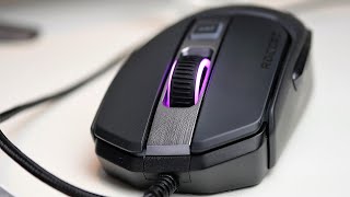 Roccat Kain 120 AIMO gaming mouse unboxing ASMR style