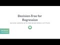 Python Tutorial: Decision-Tree for Regression