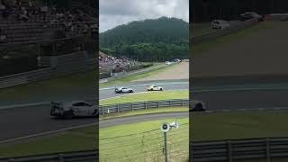 スーパー耐久シリーズ2022 第5戦 もてぎ　GR86\u0026新型BRZ ダウンヒル　90°コーナー