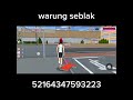 Bagi bagi id rumah sakura school simulator part 3|| warung seblak || #sakuraschoolsimulator #sakura