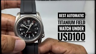 AliExpress Summer Sales Special: Boderry Voyager Titanium grade 2 automatic field watch full review