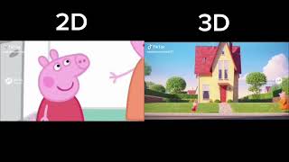 ESCAPE ASYLUM PEPPA PIG GETS GROUNDED 2D AND 3D SORA 2