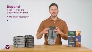 Depend Real-Fit Pull-Up Underwear for Men | Carewell’s Guide to Home Health