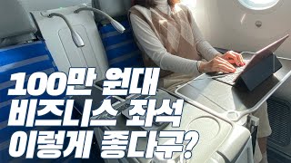 100만원대 유럽 왕복 비즈니스 후기 (LOT 폴란드 항공) [스위스 #1]