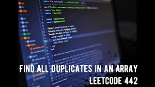 Find All Duplicates in an Array Leetcode 442 Java Brute Force