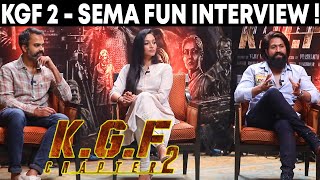 Yash, Prashanth Neel, Srinidhi Sema Fun 😂😂 Interview in Tamil | KGF Chapter 2 Team Interview | KGF 2