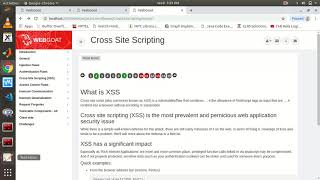 Session hijacking and cross-site scripting using webgoat 8.0
