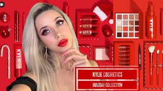KYLIE COSMETICS HOLIDAY COLLECTION 2019 | trying all lip products on me | ellene pei
