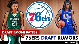 INTERESTING 76ers Draft Rumors: Sixers DRAFTING Emoni Bates & TRADING Into 2023 NBA Draft?