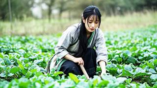 Girl who survived by digging wild vegetables every day grew up to be queen above everyone else!