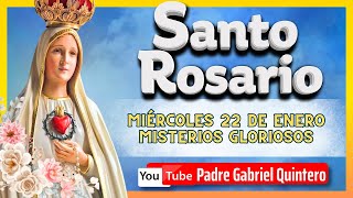 🌹 SANTO ROSARIO DE HOY miércoles 22 de enero de 2025 MISTERIOS GLORIOSOS El Santo Rosario EN VIVO