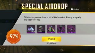 special airdrop trick in free fire how to get 10 rupees airdrop in free 🔥🔥🔥