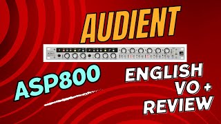 Audient ASP 800 Video Review English VO + Drum recording