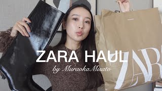 【HAUL】4万円分！冬のZARA購入品🛒❄️LOOK BOOK風に紹介します🛍️