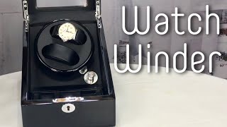 JQUEEN Automatic Double Watch Winder with 3 Storage Pillows Review