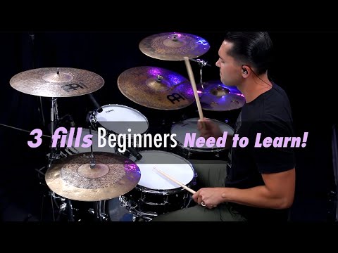 3 Easy Drum Fills That Rock Beginner Intermediate Drum Lesson Youtube