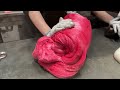 amazing what s inside the giant watermelon candy japanese street food papabubule