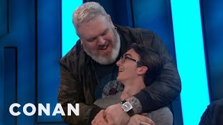 Isaac Hempstead Wright & Kristian Nairn Reunite At #ConanCon | CONAN on TBS