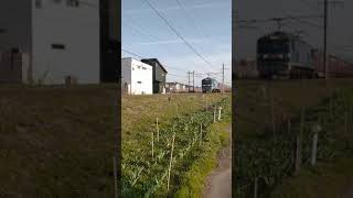 ブルーサンダーさつき野駅から荻川駅間通過