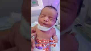 🌿🌿🎉🎉NEWBORN BABY FEEDING GIVEN SHORT #SHORTSVIDEO #BABYSTUTS #YTSHORTS #SHORTSVIDEO