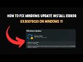 How to Fix Windows Update Install Error 0x80070020 on Windows 11