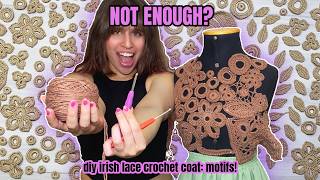 Trying to CROCHET that VIRAL coat!! (part 3)