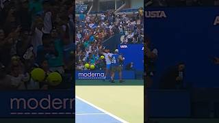 Novak Djokovic entering Arthur Ashe | US Open 2023