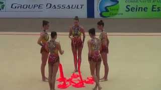 gymnastique rythmique Bulgarie championne du Monde 2015 Ruban