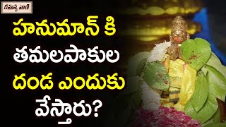 హనుమాన్ కి తమలపాకుల దండ ఎందుకు వేస్తారు? | Hanuman Ki Thamalapaku Mala Enduku? | Rahasyavaani