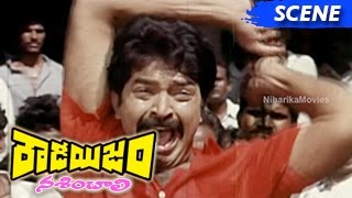 Rajasekhar Aggress Goons - Emotional Action Scene - Rowdyism Nasinchali Movie Scenes