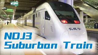 Chinese DMU Bullet Train Beijing Suburban Railway Line S5 Report (2020)