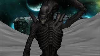 Alien and Predator Carl MMD