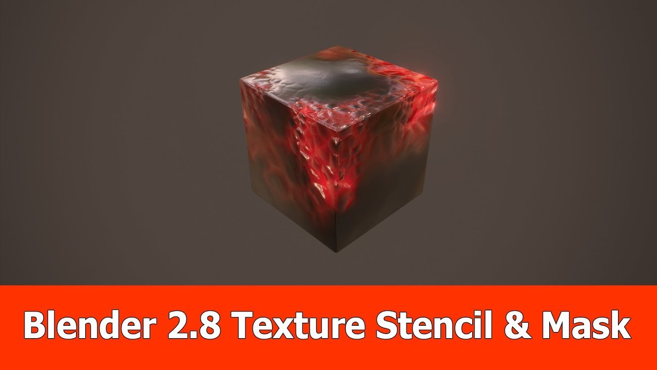 Blender 2.8 Tutorial : Texture Painting With Stencil & Mask - YouTube