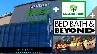 Dumpster Diving At Amazon Fresh, Bed Bath & Beyond & Dollar Tree S1E71