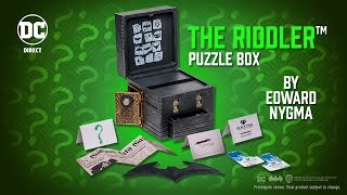 NEW DC Direct The Riddler™ Puzzle Box by Edward Nygma | Action Figure Showcase