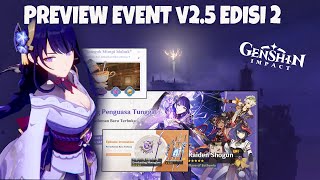 Mantap Kali Banner WEAPON nya - Preview Event v2.5 Edisi 2 - Genshin Impact