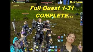 Cara Mudah Menyelesaikan Quest Level 1-31 (Max HQ) Race Cora | RF Online