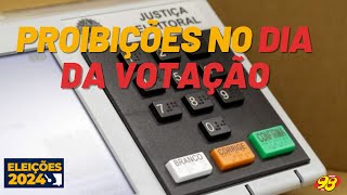 Eleições 2024: O que eleitores podem e não podem fazer no dia da votação