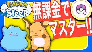 無課金でもいけるマスターランク！ワカクサ本島攻略【ポケモンスリープ】