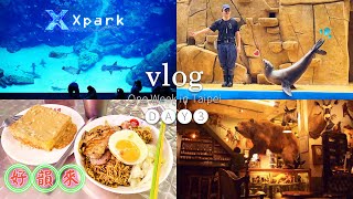 [VLOG] Xpark水族館全記錄🦭內壢最道地港式茶餐廳🀄大開眼界動物標本酒吧🍹每個人心中都有一座山｜One Week in Taipei ⒹⒶⓎ③