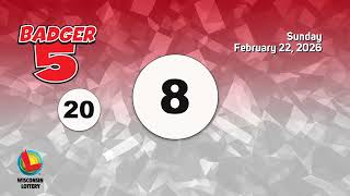 Wisconsin Lottery Evening Draw 02/22/2026