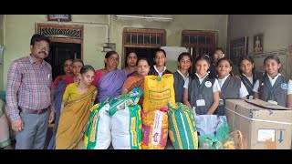 Saibaba Central School: A Charity Visit  to Oldage Homes by Class 9th \u0026 10th  Girls