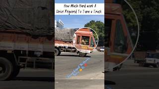 Hard Working Driver to Turn a mini Truck at sharp curve #hardwork #driving #automobile