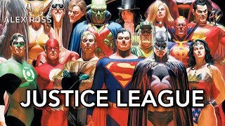 Alex Ross Reveals His Inspiration for The Justice League Paintings