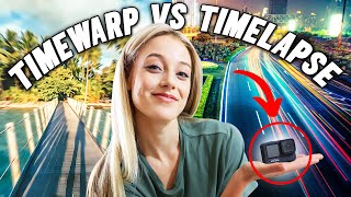 TimeWarp vs Time Lapse: What's the difference between them? (GoPro Tutorial for Beginners)