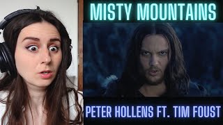 Singer Reacts to Misty Mountains - Peter Hollens feat. Tim Foust - First Reaction to Misty Mountains
