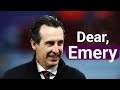 MY MESSAGE TO UNAI EMERY