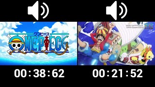 One Piece Opening 15 VS Special Edited Version Opening | Fishman Island Arc Comparison