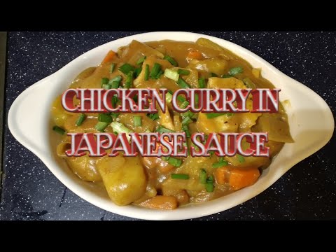 HOW TO COOK JAPANESE CURRY CHICKEN SAUCE (my Version) - YouTube